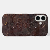 Vallend Oud Leren Boek Case-Mate iPhone Case (Achterkant (horizontaal))