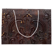 Vallend Oud Leren Boek Groot Cadeauzakje (Achterkant)