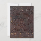 Vallend Oud Leren Boek Kaart (Voorkant)