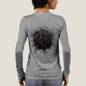 vallend signaal Tri-Blend shirt (Achterkant)