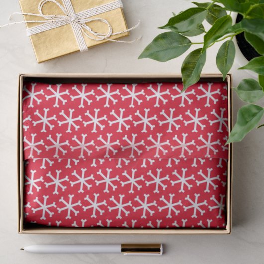Vallend Sneeuwvlok Patroon Tissuepapier (Geschenk)