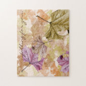 "vallend voor u" de herfstRAADSEL Legpuzzel (Verticaal)