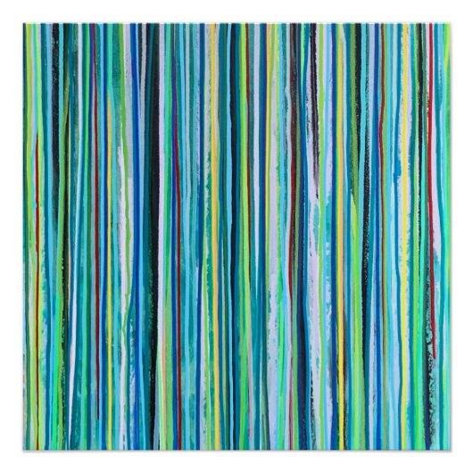 Vallend Water Perfect Poster (Voorkant)