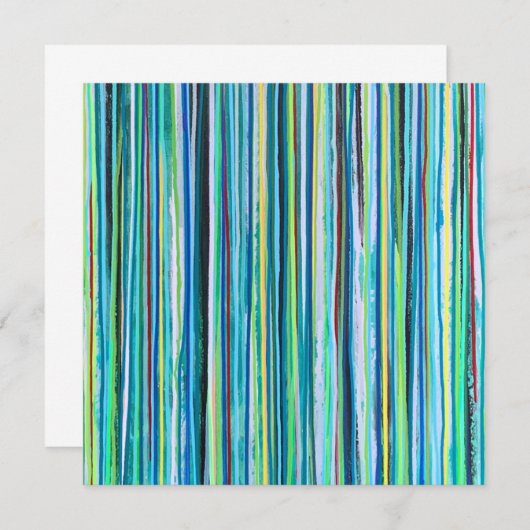 Vallend water Platte Kaart (Voorkant / Achterkant)