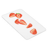 Vallende aardbeien magneet (Rechterzijde)