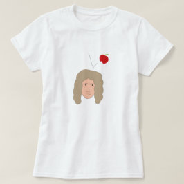 Vallende appel grappig wetenschapscadeau voor natu t-shirt