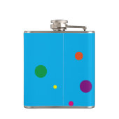 Vallende ballen kolf heupfles (Achterkant)