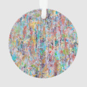 Vallende bladeren Acryl Ornament (achterkant)