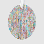 Vallende bladeren Acryl Ornament (voorkant)