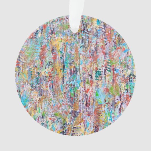 Vallende bladeren Acryl Ornament (voorkant)