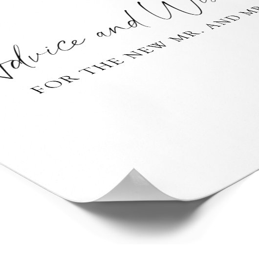 Vallende bladeren - advies en wensen poster (Hoek)