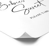 Vallende bladeren - baby's zijn zoet poster (Hoek)