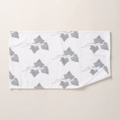 Vallende bladeren bad handdoek (Handdoek)