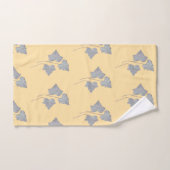 Vallende Bladeren Crème Bad Handdoek (Handdoek)