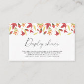 Vallende bladeren - Display douche Informatiekaartje (Voorkant)