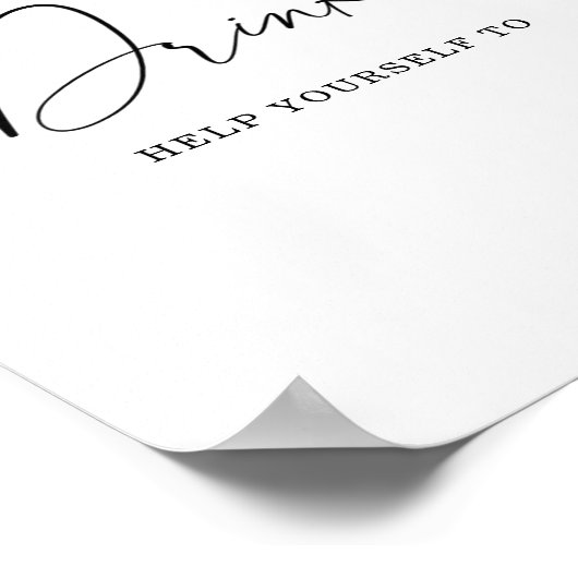 Vallende bladeren - Drinken Poster (Hoek)