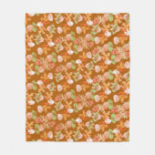 Vallende bladeren fleece deken (Voorkant)