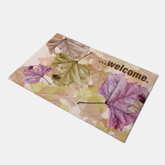 "vallende bladeren" herfstkamouflage DEUR MAT (Schuin)