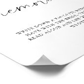 Vallende bladeren - herinneringen met de bruid poster (Hoek)