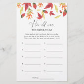 Vallende bladeren - Hoe oud was de bruid om te spe (Voorkant)