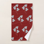 Vallende Bladeren Kaneel Rood Bad Handdoek (Handdoek)