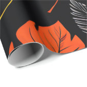 Vallende bladeren: klassiek herfstontwerp cadeaupapier (Rol Hoek)