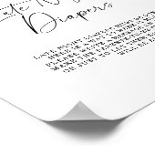 Vallende bladeren Late nacht luiers spel Poster (Hoek)