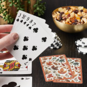 Vallende bladeren pokerkaarten (Insitu)
