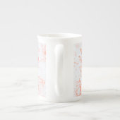 vallende bladeren porselein kop (Achterkant)