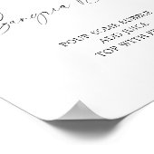 Vallende bladeren vrijgezellenfeest - sangria bar poster (Hoek)