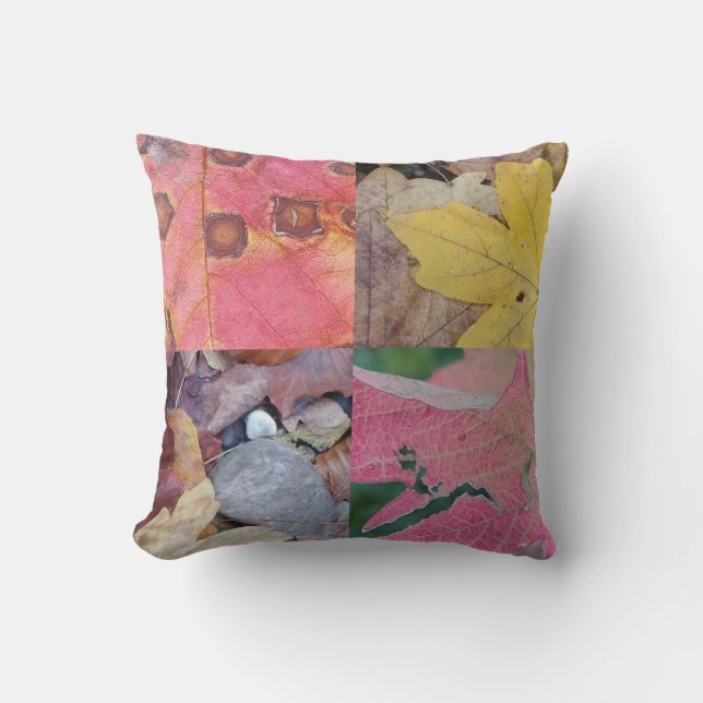 Vallende bladeren werpen kussen (Voorkant)