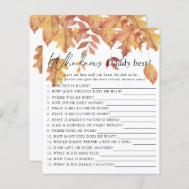 Vallende bladeren - Wie weet papa beste spel