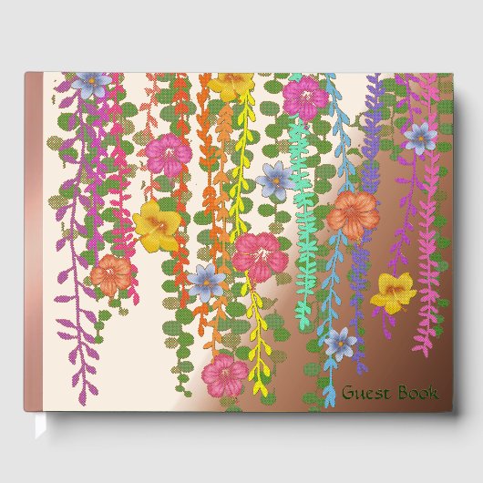 Vallende Bloemen Gastenboek (Voorkant)