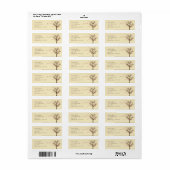 Vallende Bloesems - Roze Etiket (Full Sheet)