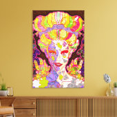 Vallende Engel Canvas Afdruk (Insitu (Woonkamer))
