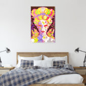 Vallende Engel Canvas Afdruk (Insitu (Slaapkamer))