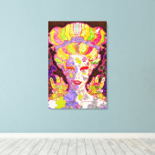 Vallende Engel Canvas Afdruk (Insitu (Houten vloer))