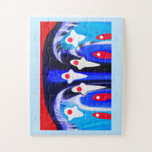 Vallende engelen legpuzzel (Verticaal)