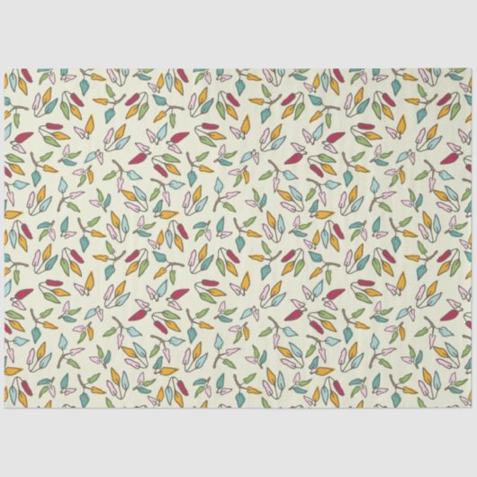 Vallende Ficus verlaat weefselpapier Tissuepapier (Voorkant)