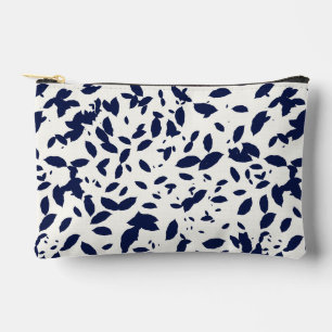 Vallende Grace Navy White Print Cut Naaien Klein Etui