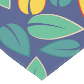 Vallende Groene en Gele bladeren Patroon Korte Tafelloper (Hoek)