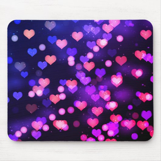 Vallende harten houden van muismat (Voorkant)