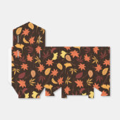 Vallende herfst bladeren geschenkdoos bedankdoosjes (Uitgevouwen)