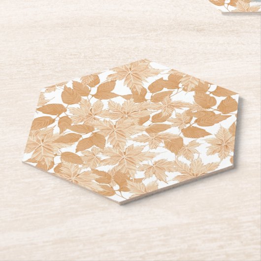 Vallende herfst papier Onderzetter (Schuin)