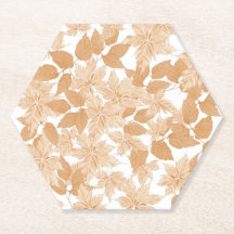 Vallende herfst papier Onderzetter