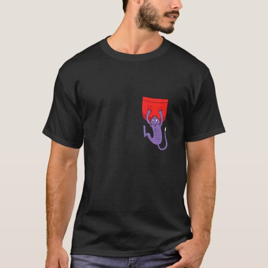 Vallende Kat Zak T-shirt (Voorkant)
