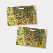 Vallende Mosstenen Badge (Voor- en achterkant)