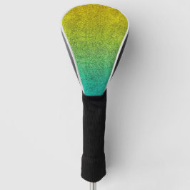Vallende oceaanzonsopgang Glitter Gradient Golfheadcover