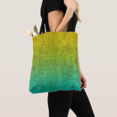Vallende oceaanzonsopgang Glitter Gradient Tote Bag (Dichtbij)