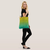 Vallende oceaanzonsopgang Glitter Gradient Tote Bag (Op model)
